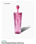 Starbucks 2026 Pink Drink Strawberry Cold Cup Tumbler 24oz