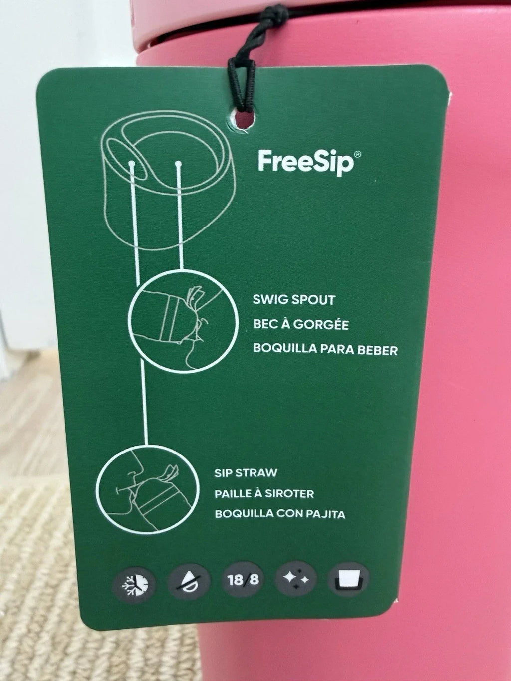 Starbucks x Owala FreeSip 24oz Pink Insulated Bottle Tumbler New w/ Tags 2026